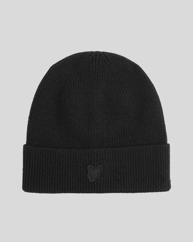 Tonal Eagle Beanie sold by Lyle & Scott