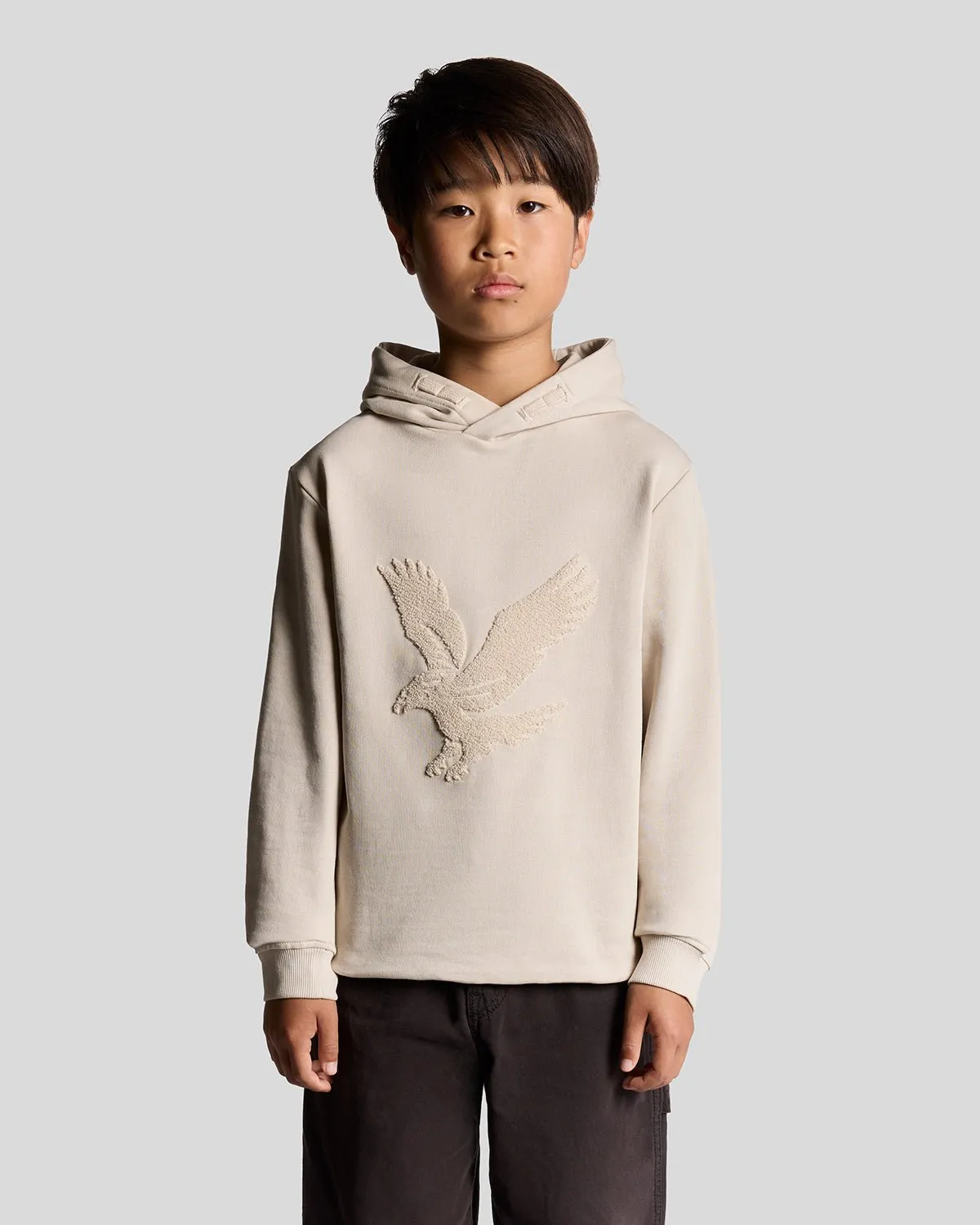 Towelling Eagle Hoodie sold by Lyle & Scott