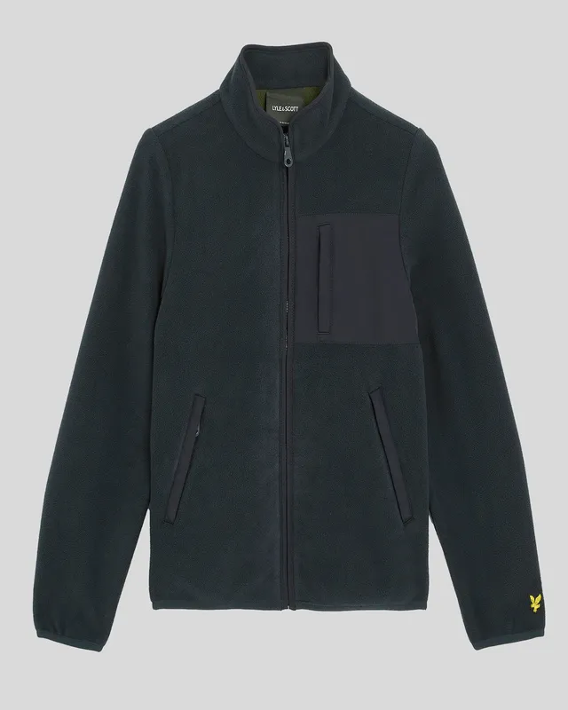 Nylon Trim Polar Fleece Jacket sold by Lyle & Scott