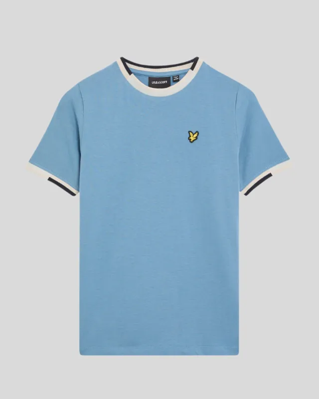Multi Rib T-Shirt made by Lyle & Scott