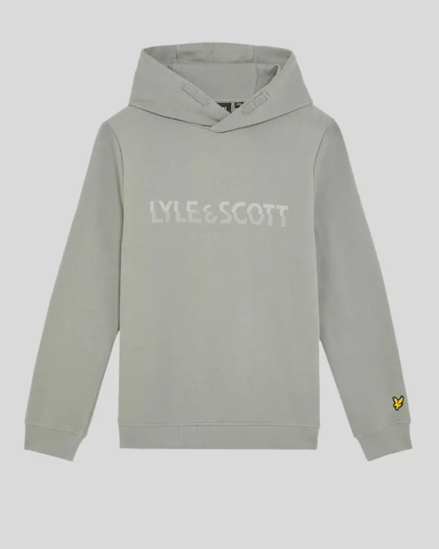 Multi Coloured Print Cotton Hoodie sold by Lyle & Scott