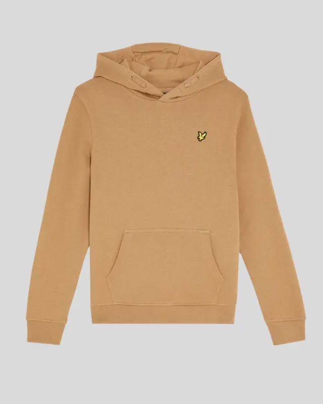 Loopback Cotton Hoodie sold by Lyle & Scott