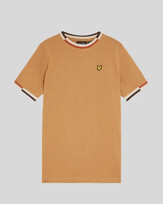 Multi Rib T-Shirt made by Lyle & Scott