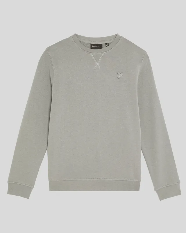 Tonal Cotton Crew Neck Sweatshirt sold by Lyle & Scott