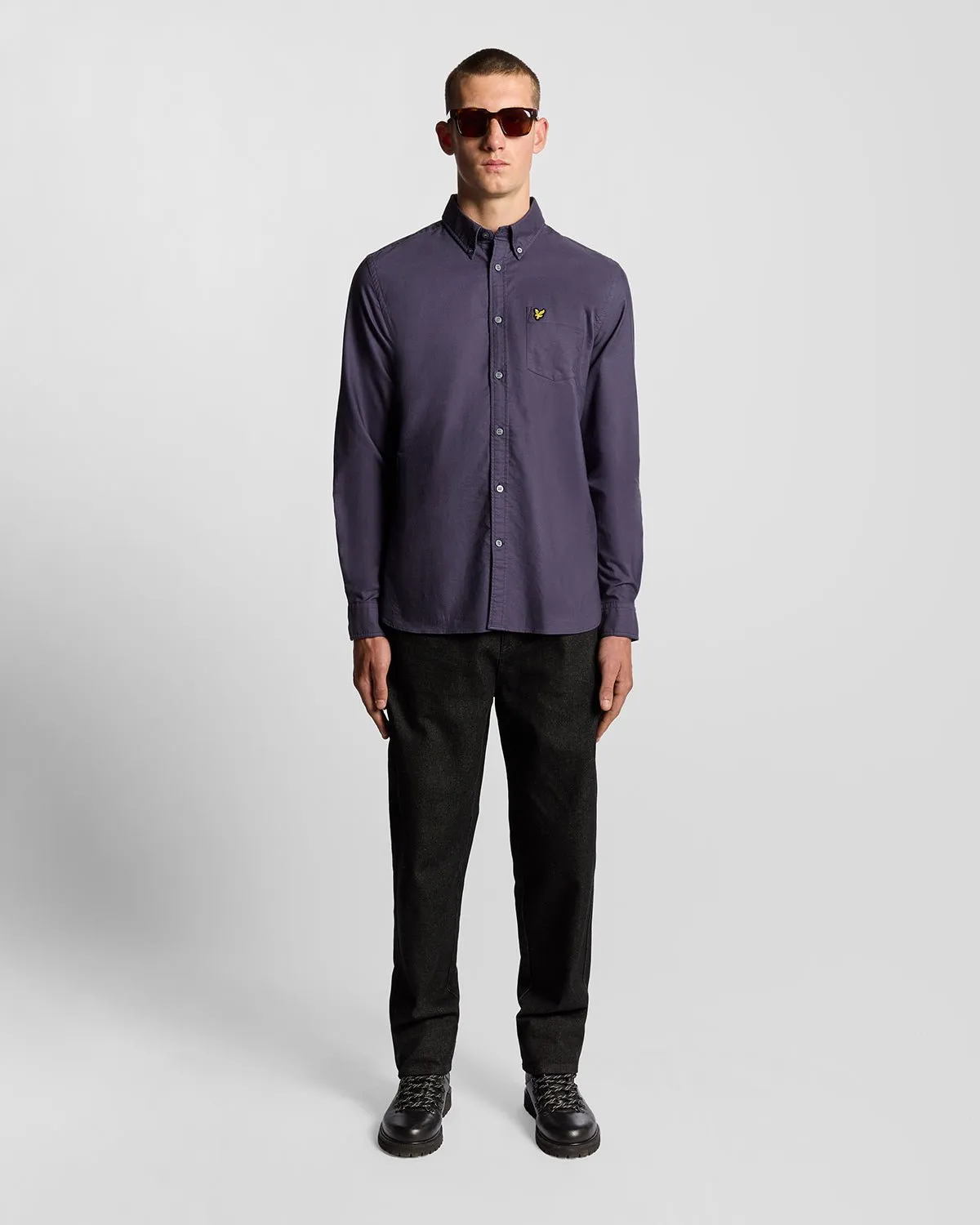 Cotton Button Down Oxford Shirt sold by Lyle & Scott product image thumbnail 2