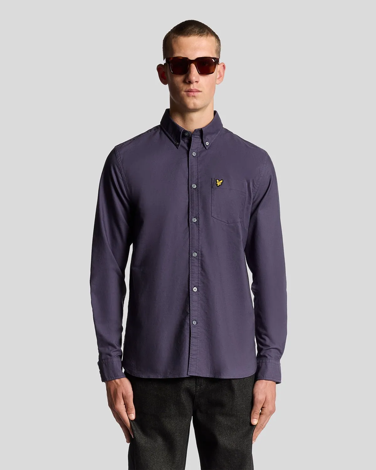 Cotton Button Down Oxford Shirt sold by Lyle & Scott