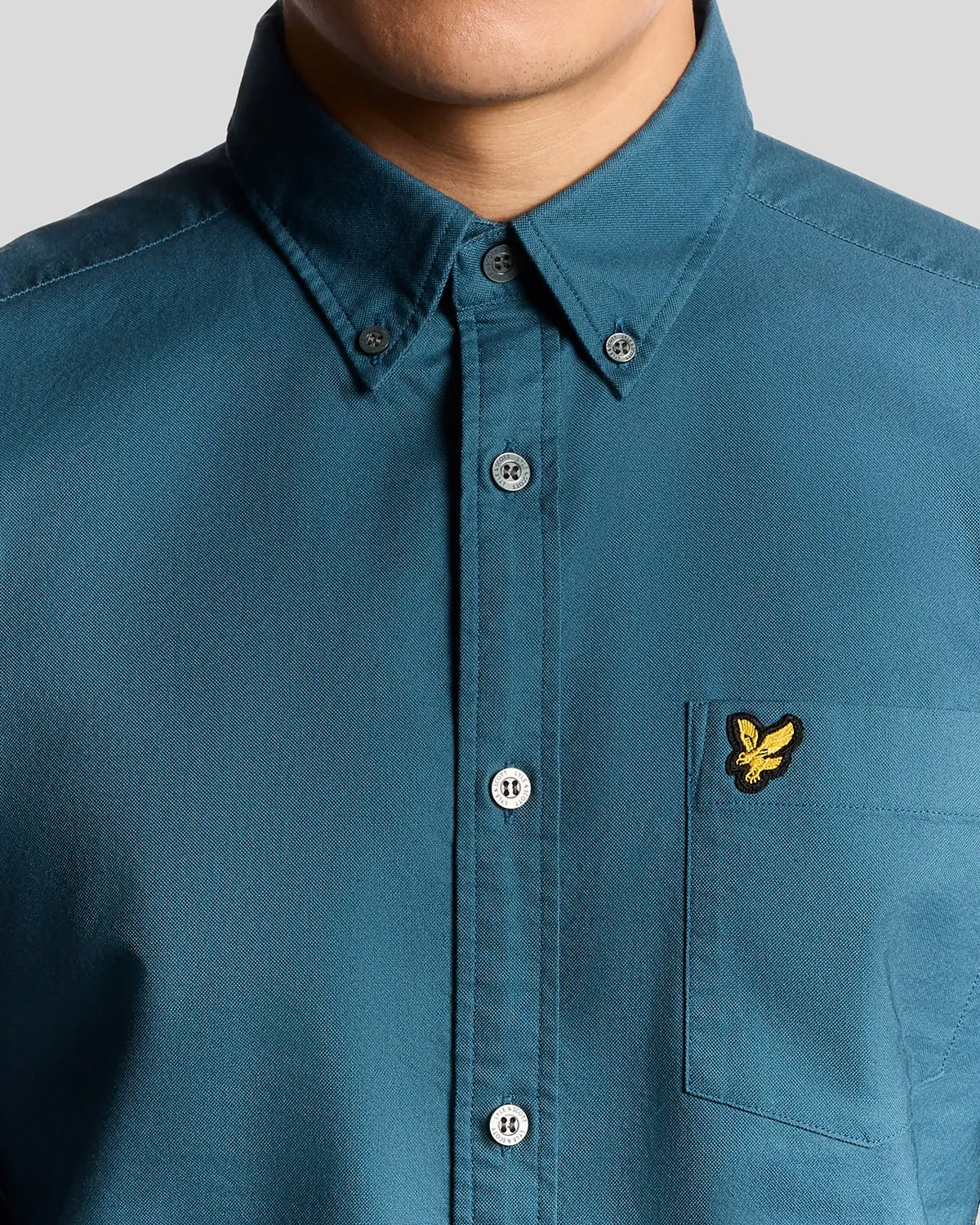 Cotton Button Down Oxford Shirt sold by Lyle & Scott product image thumbnail 3