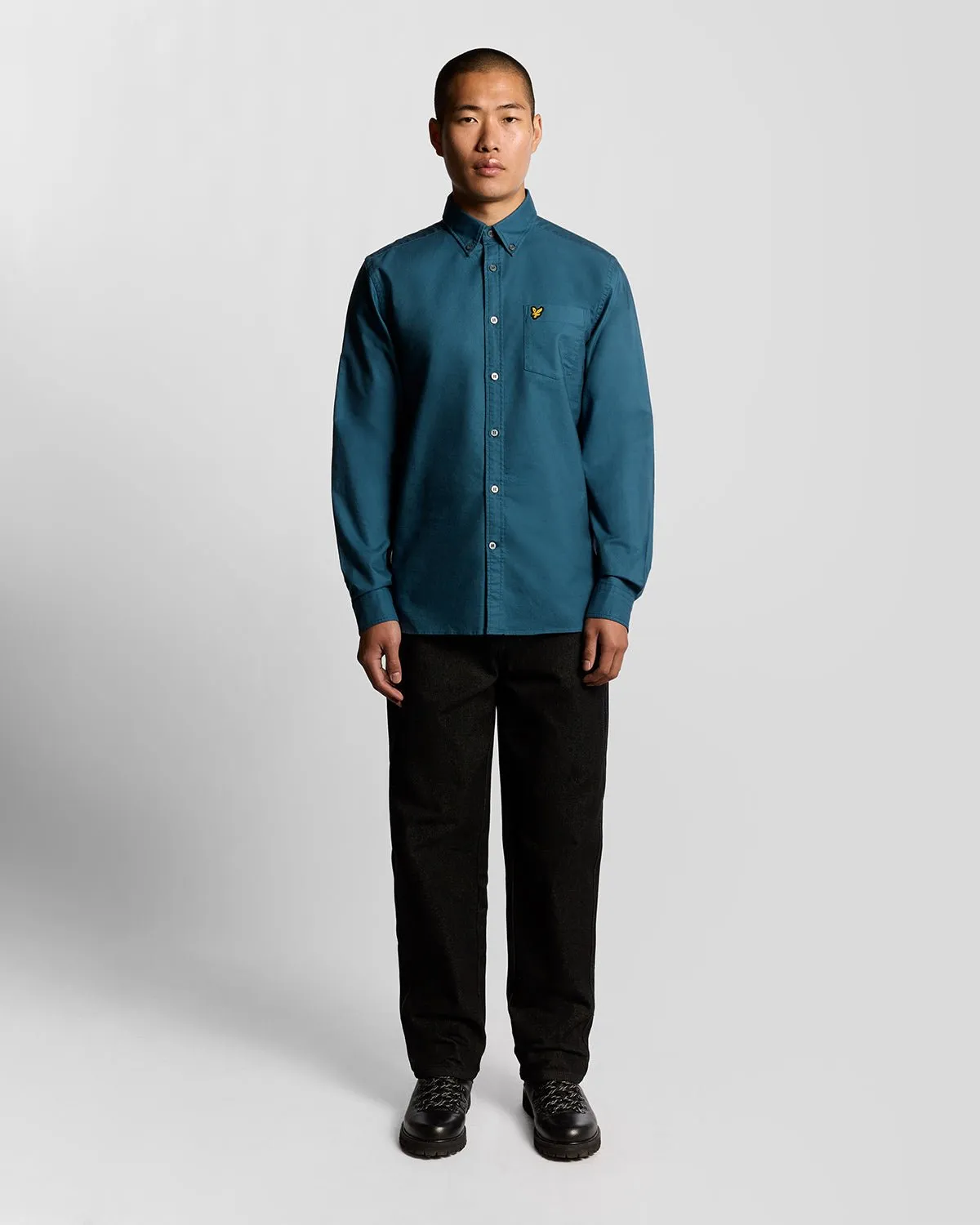 Cotton Button Down Oxford Shirt sold by Lyle & Scott product image thumbnail 2