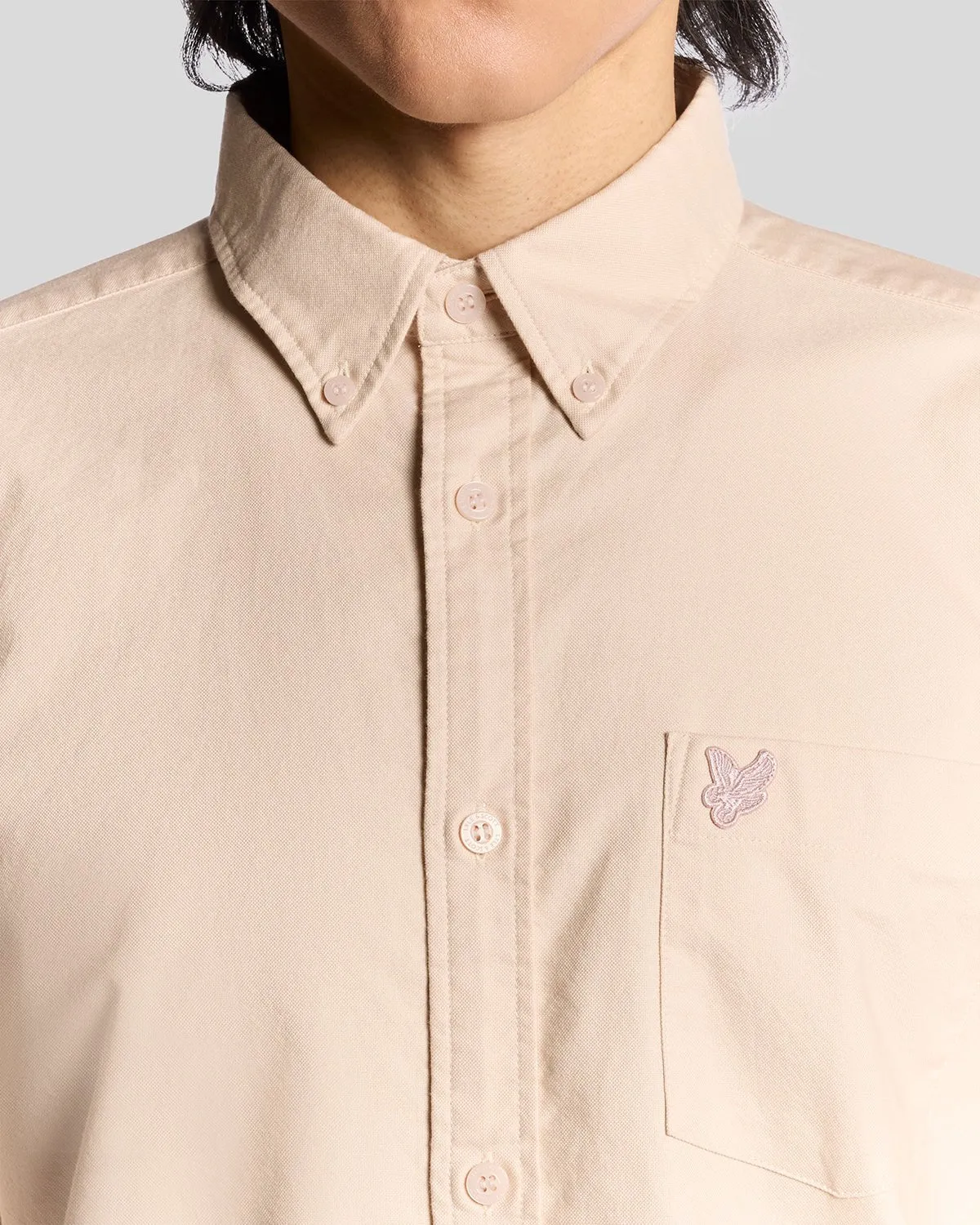 Tonal Button Down Oxford Shirt sold by Lyle & Scott product image thumbnail 3