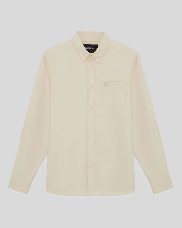 Tonal Button Down Oxford Shirt sold by Lyle & Scott product image thumbnail 5
