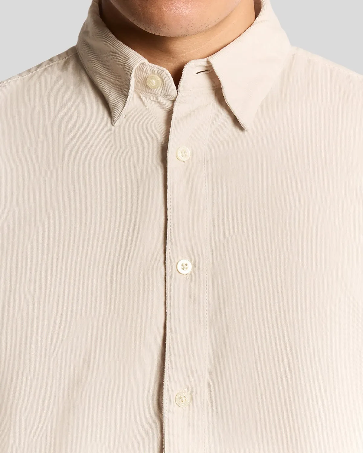 Fine Rib Corduroy Shirt sold by Lyle & Scott product image thumbnail 3