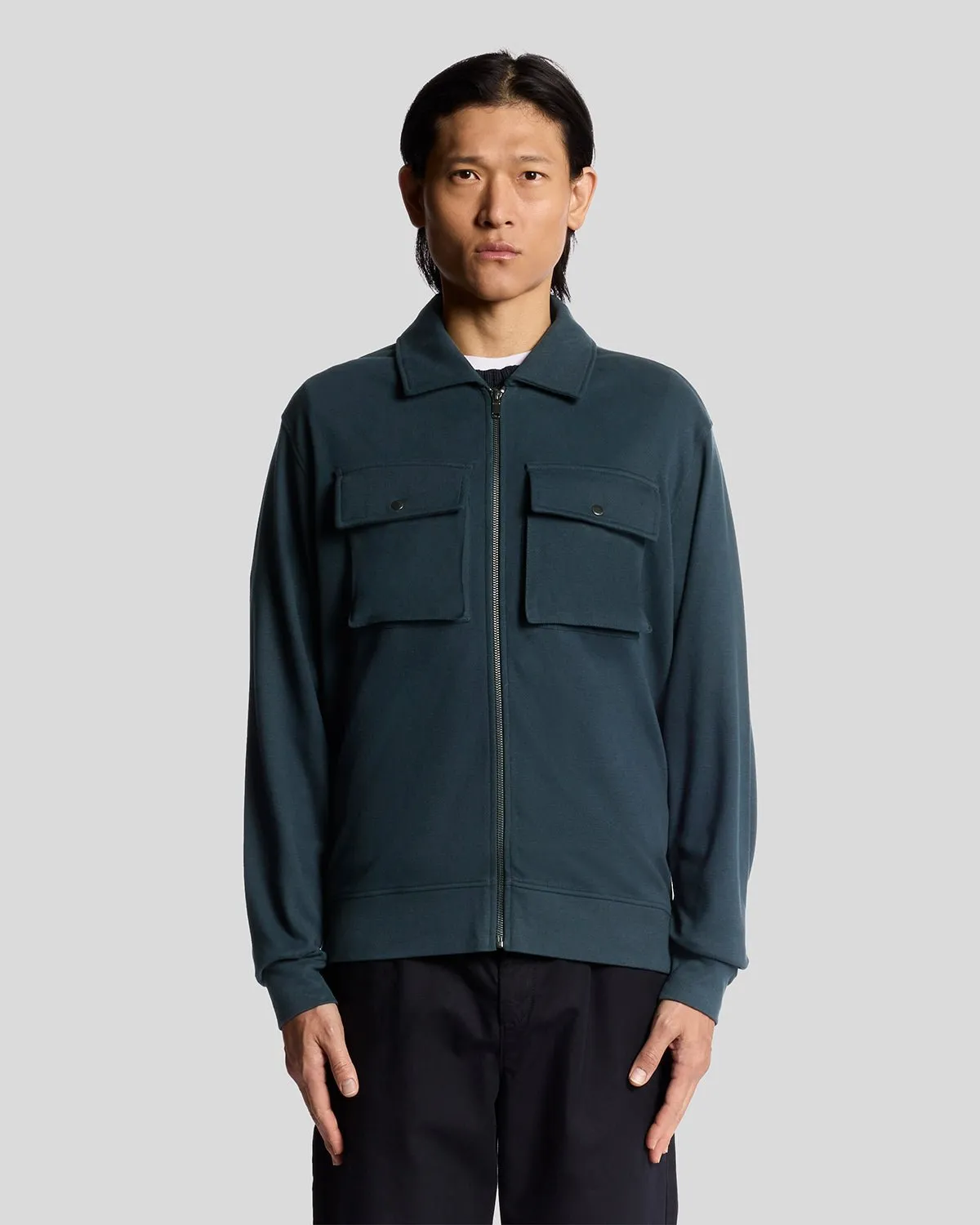Heavyweight Jersey Overshirt sold by Lyle & Scott