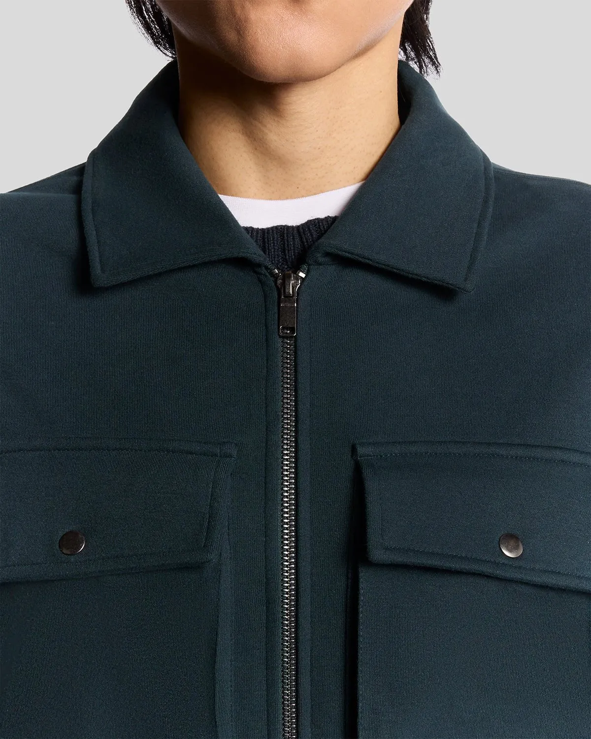 Heavyweight Jersey Overshirt sold by Lyle & Scott product image thumbnail 3