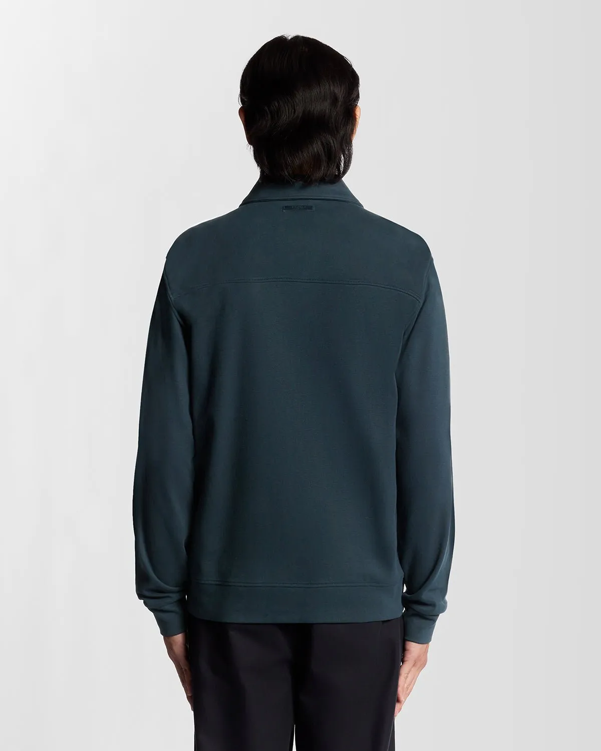 Heavyweight Jersey Overshirt sold by Lyle & Scott product image thumbnail 4