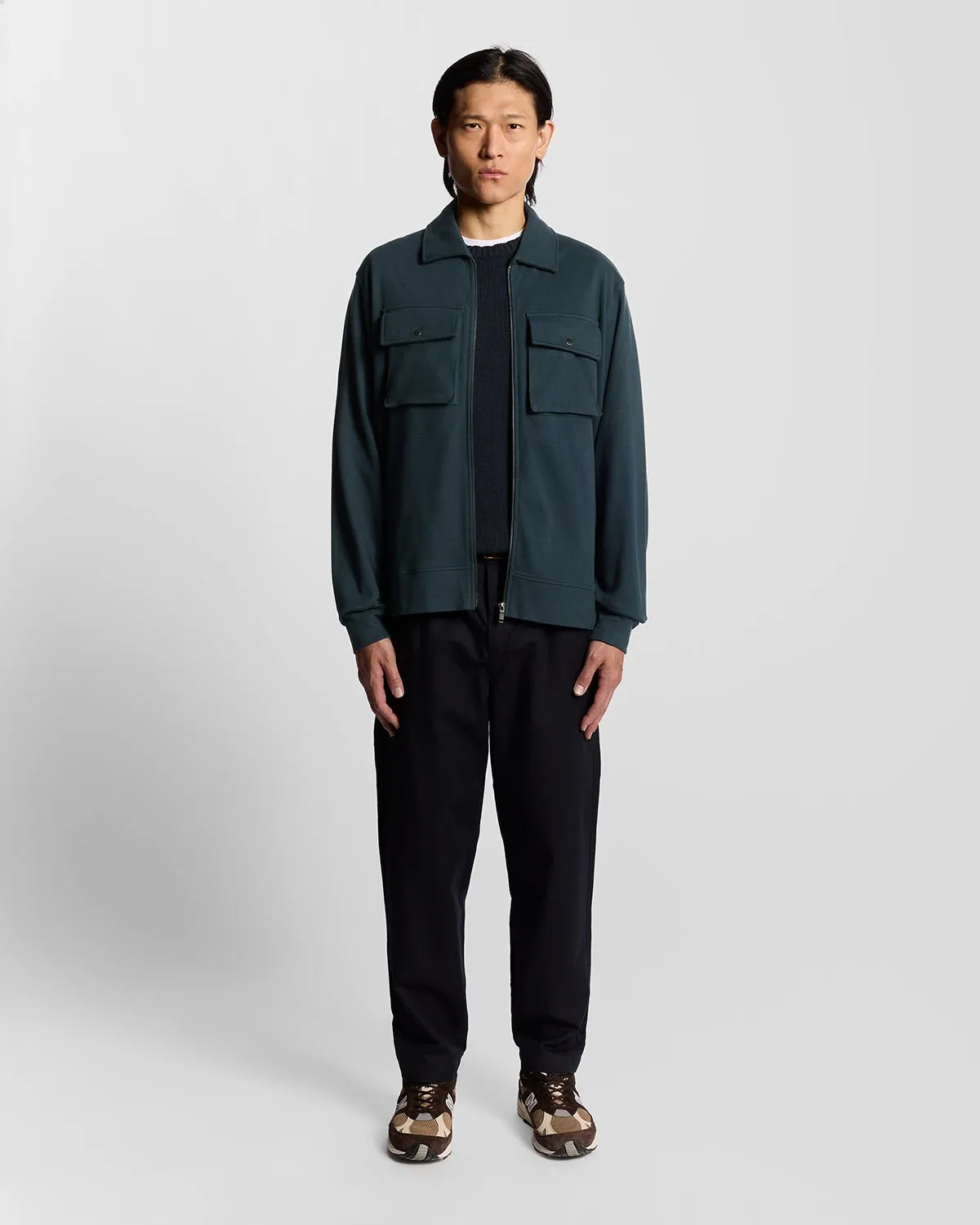 Heavyweight Jersey Overshirt sold by Lyle & Scott product image thumbnail 2