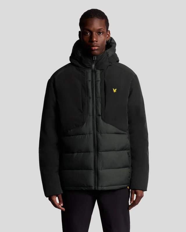 Sports Hybrid Puffer Jacket made by Lyle & Scott