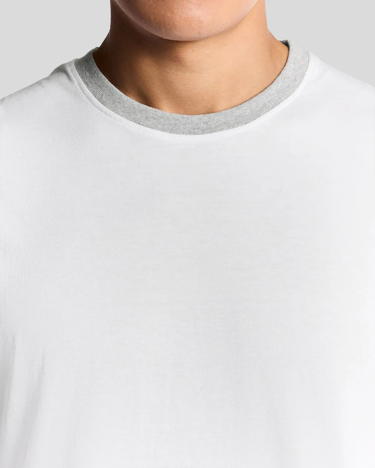 Half Raglan Cotton T-Shirt sold by Lyle & Scott product image thumbnail 3