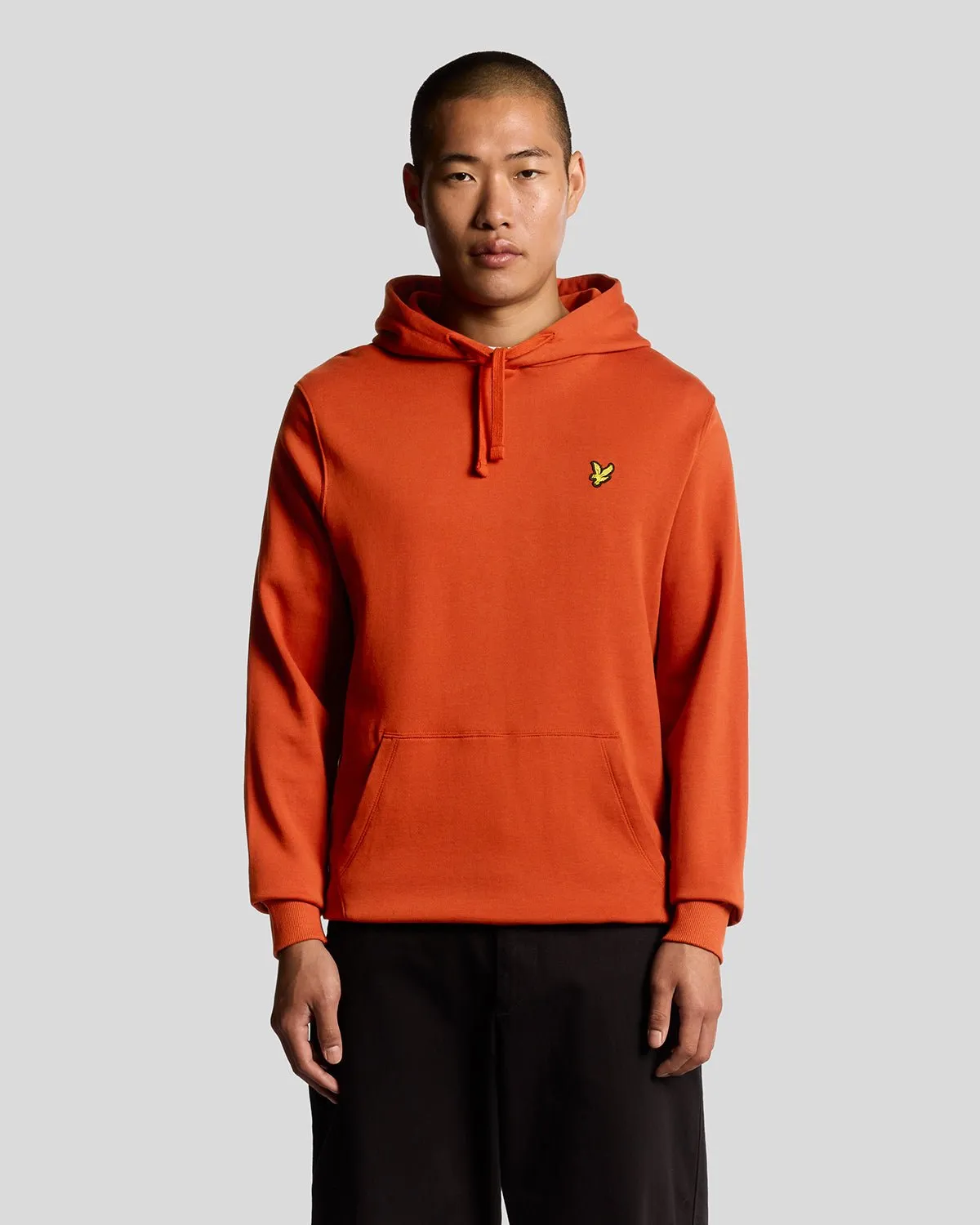 Loopback Cotton Hoodie sold by Lyle & Scott