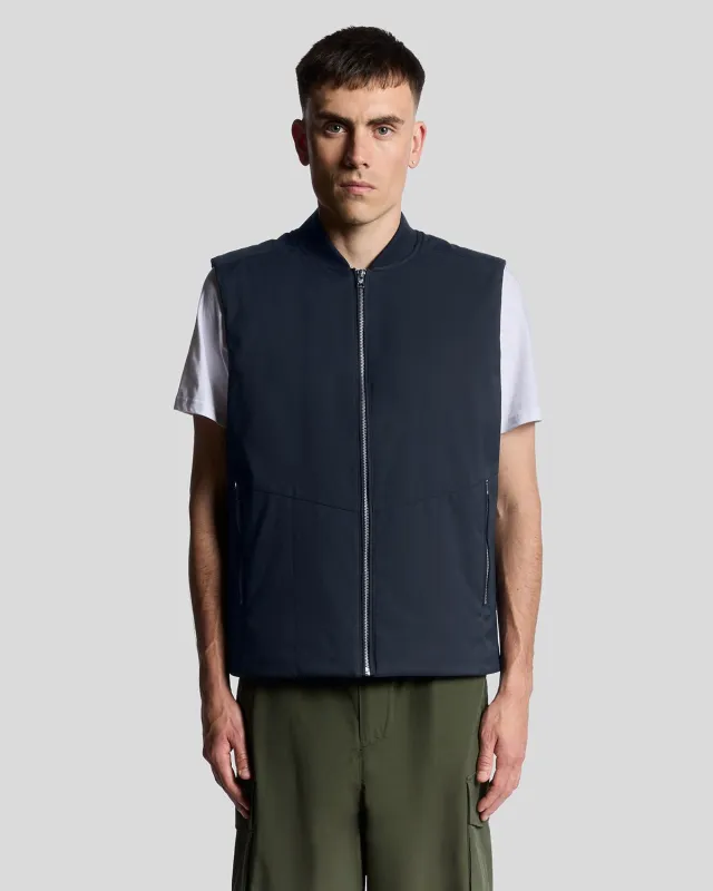 Water Resistant Insulated Gilet sold by Lyle & Scott