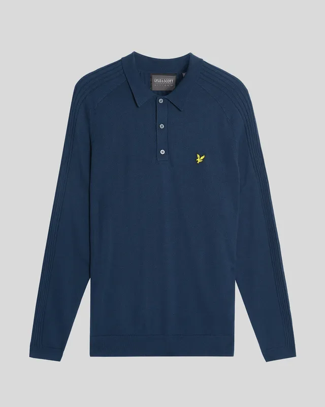 Long Sleeve Polo Shirt sold by Lyle & Scott
