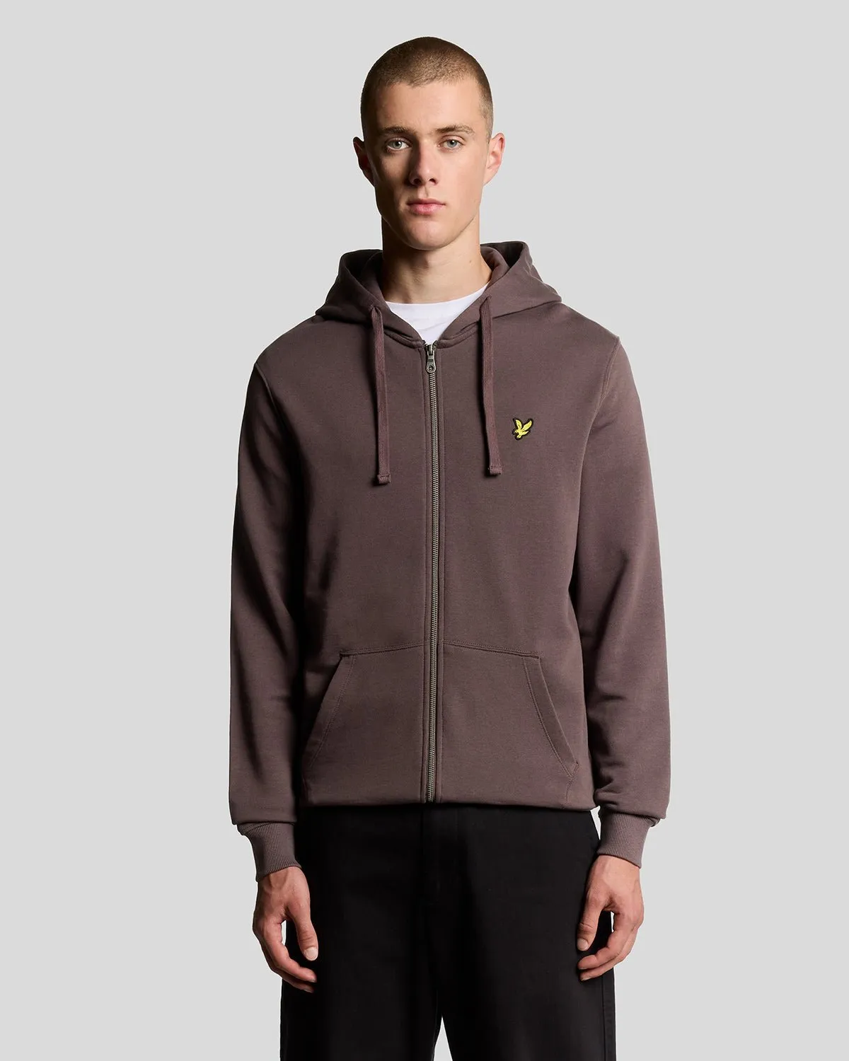 Loopback Cotton Full Zip Hoodie sold by Lyle & Scott