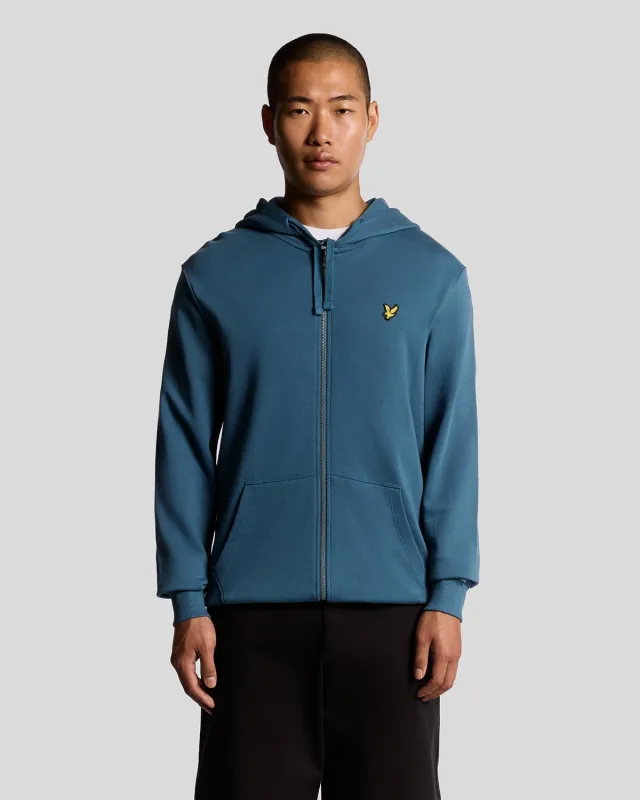 Loopback Cotton Fit Full Zip Hoodie sold by Lyle & Scott