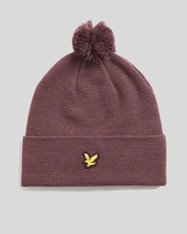 Merino Wool Blend Beanie sold by Lyle & Scott