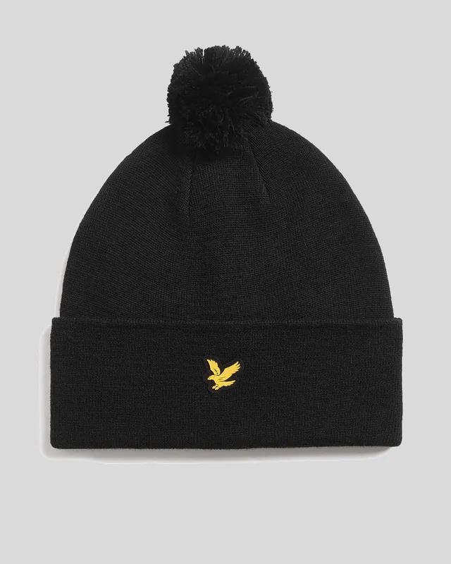 Merino Wool Blend Beanie sold by Lyle & Scott
