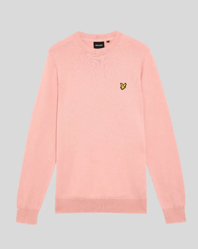 Cotton Merino Crew Neck Jumper sold by Lyle & Scott