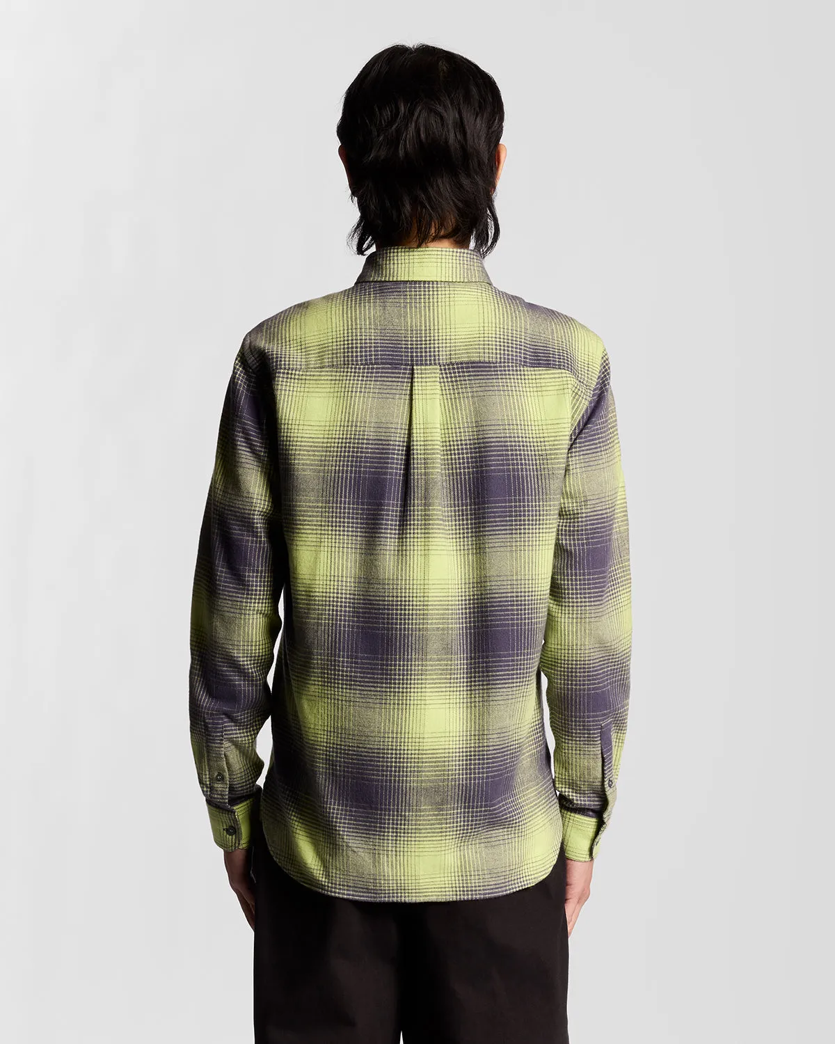 Ombre Check Flannel Shirt sold by Lyle & Scott product image thumbnail 4
