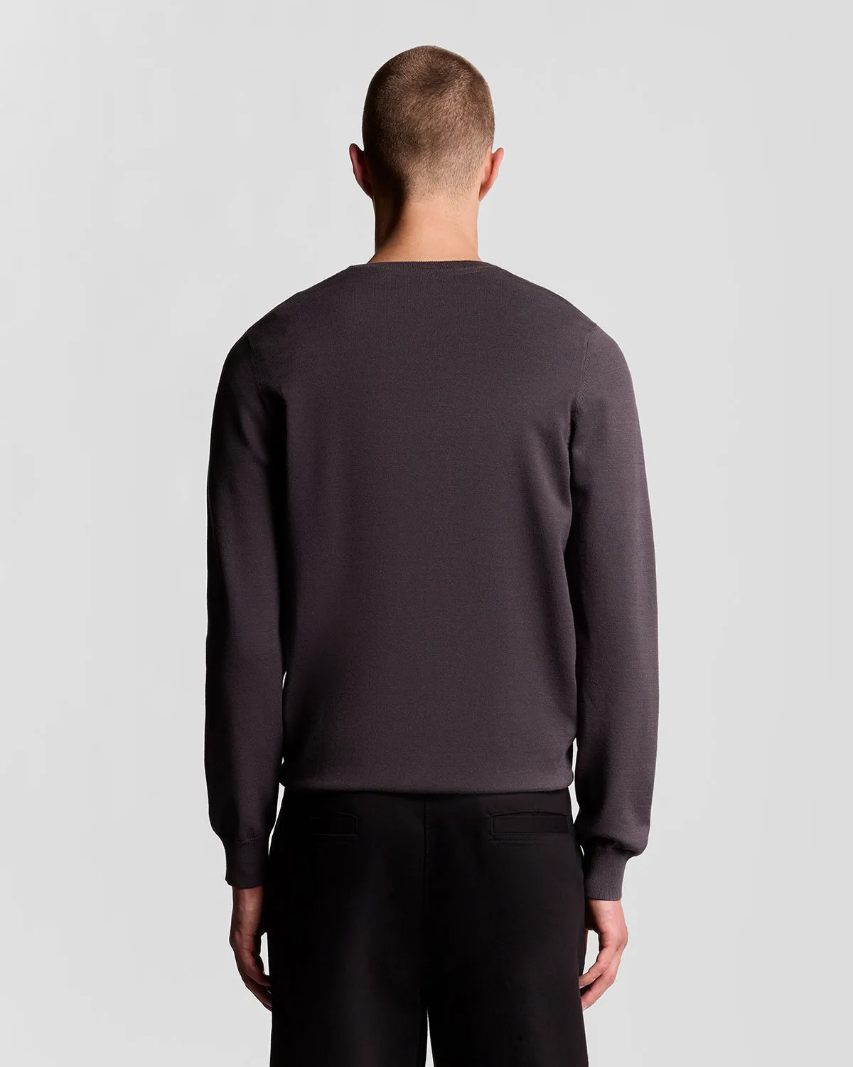 Mesh Logo Crew Neck Jumper sold by Lyle & Scott product image thumbnail 4