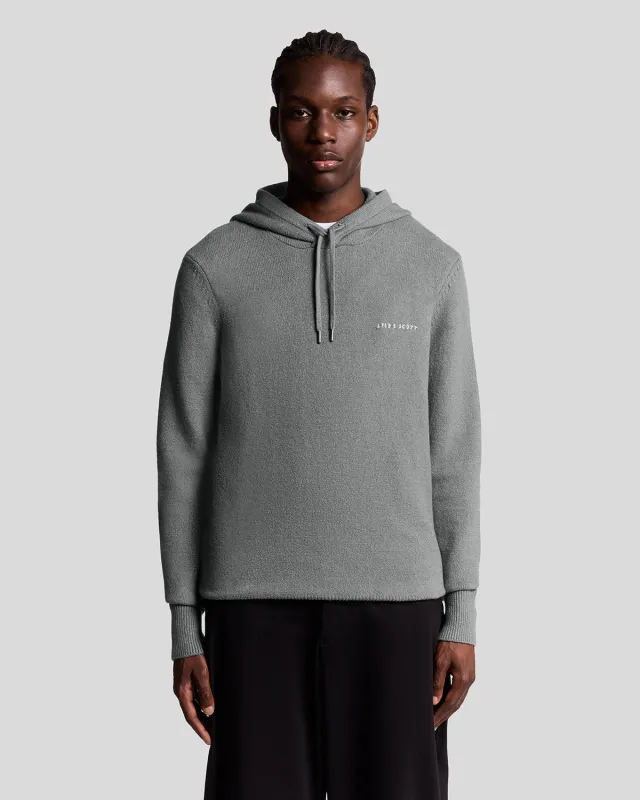 Knitted Script Hoodie sold by Lyle & Scott