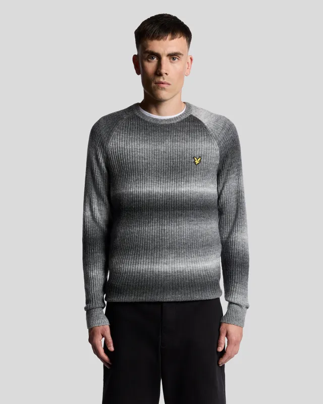 Ribbed Ombre Effect Jumper sold by Lyle & Scott