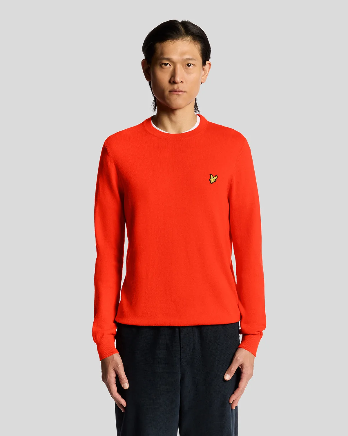 Cotton Merino Crew Neck Jumper sold by Lyle & Scott