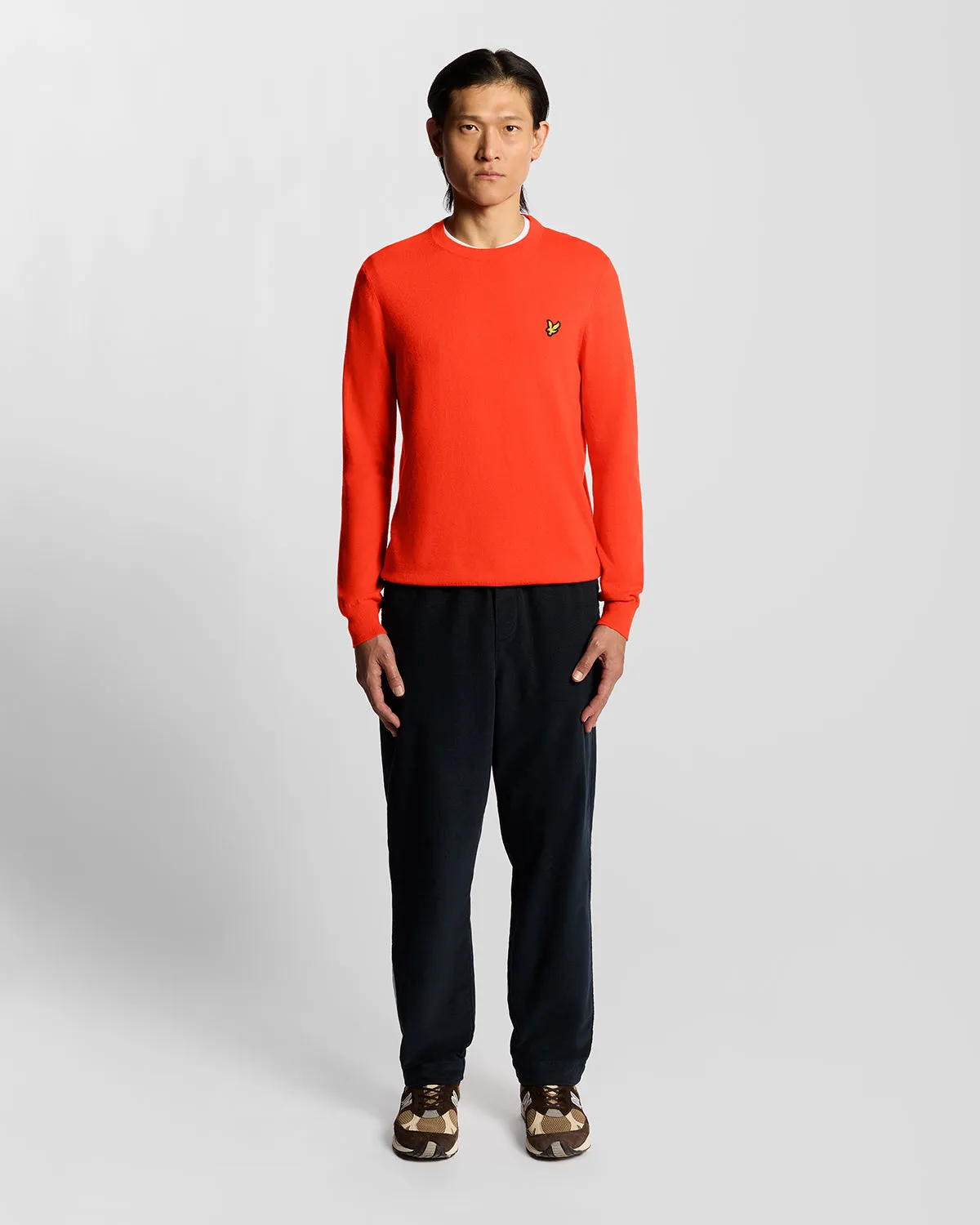 Cotton Merino Crew Neck Jumper sold by Lyle & Scott product image thumbnail 2