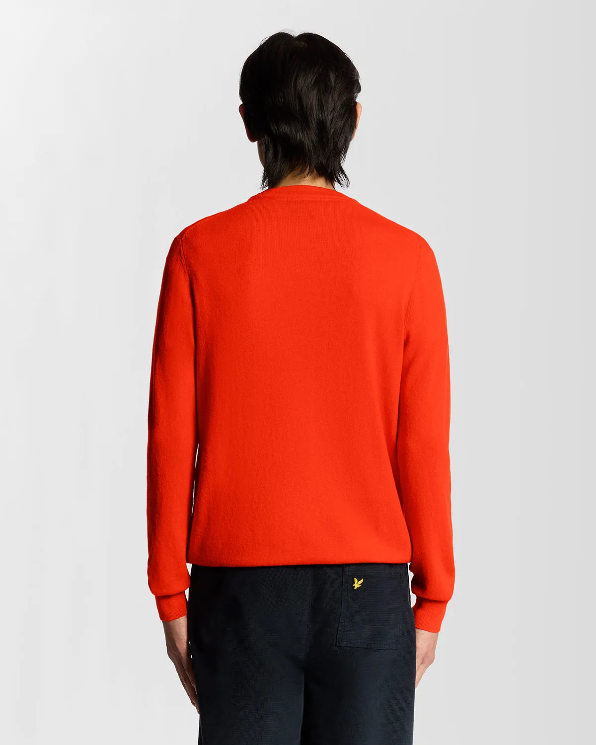 Cotton Merino Crew Neck Jumper sold by Lyle & Scott product image thumbnail 4