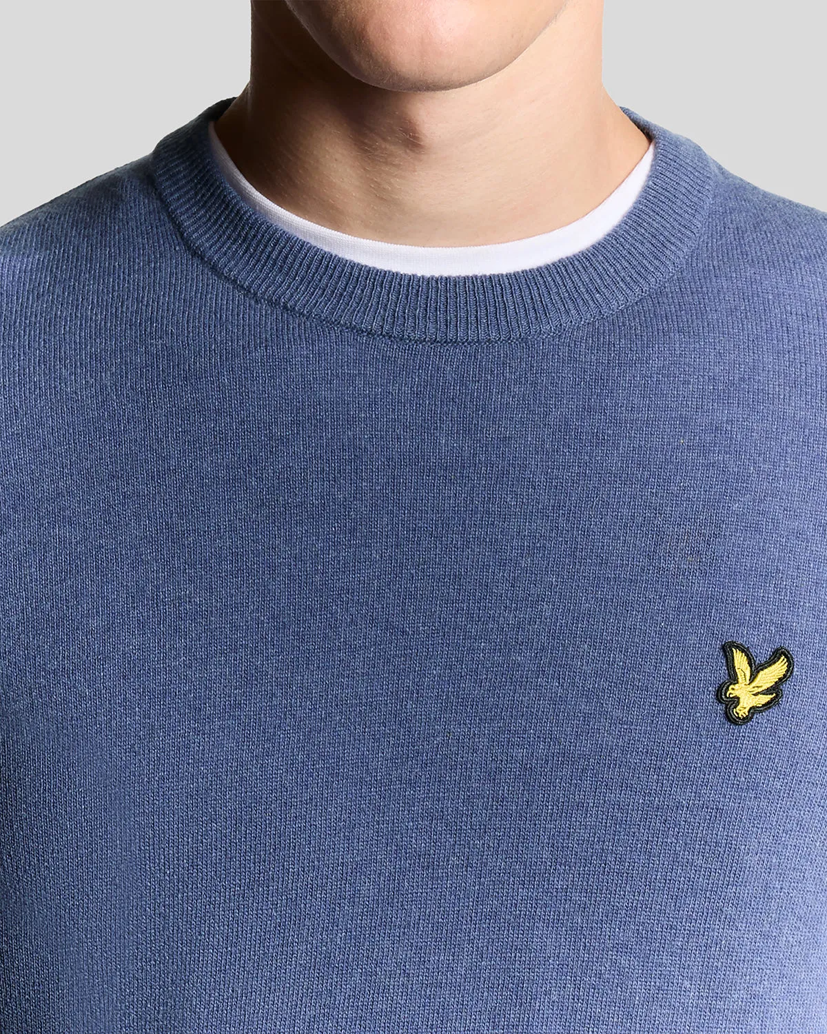 Lambswool Blend Crew Neck Jumper sold by Lyle & Scott product image thumbnail 3