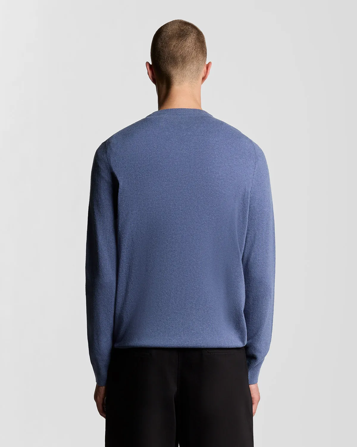 Lambswool Blend Crew Neck Jumper sold by Lyle & Scott product image thumbnail 4