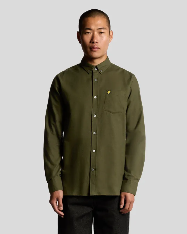 Button Down Flannel Shirt sold by Lyle & Scott