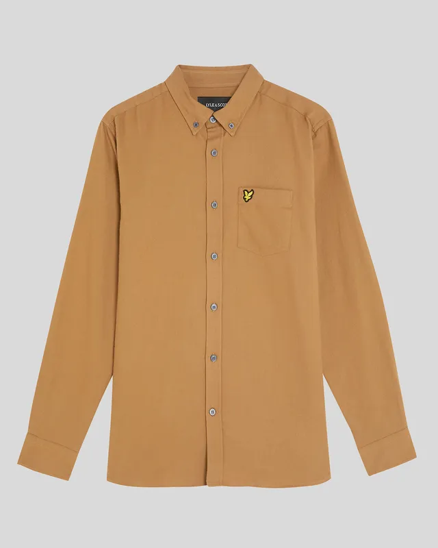 Button Down Flannel Shirt sold by Lyle & Scott