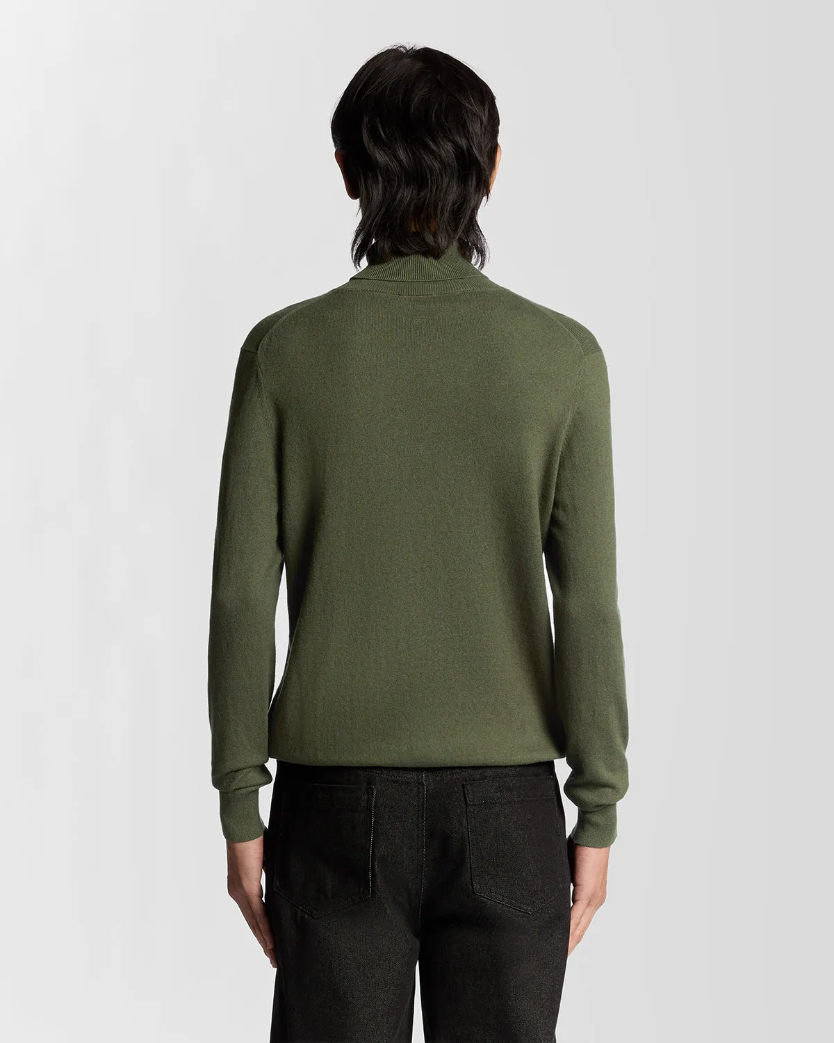 Cotton Merino Turtleneck Jumper sold by Lyle & Scott product image thumbnail 4