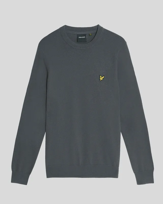 Cotton Merino Crew Neck Jumper sold by Lyle & Scott product image thumbnail 5