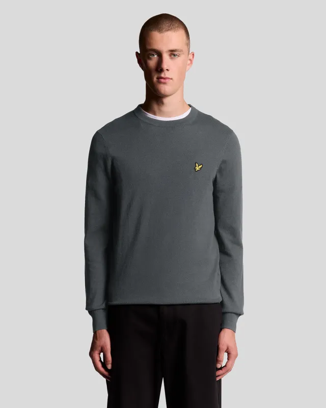 Cotton Merino Crew Neck Jumper sold by Lyle & Scott