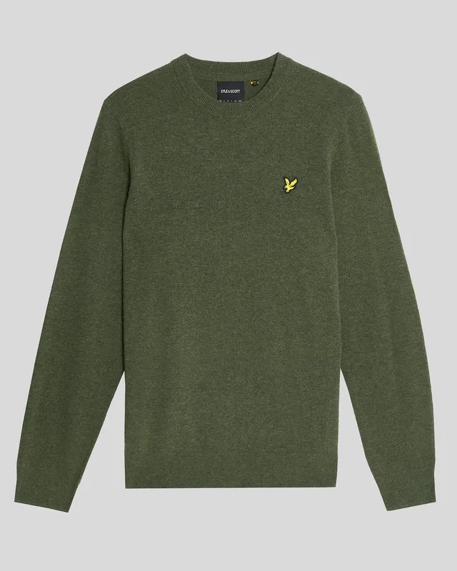 Lambswool Blend Crew Neck Jumper sold by Lyle & Scott product image thumbnail 5