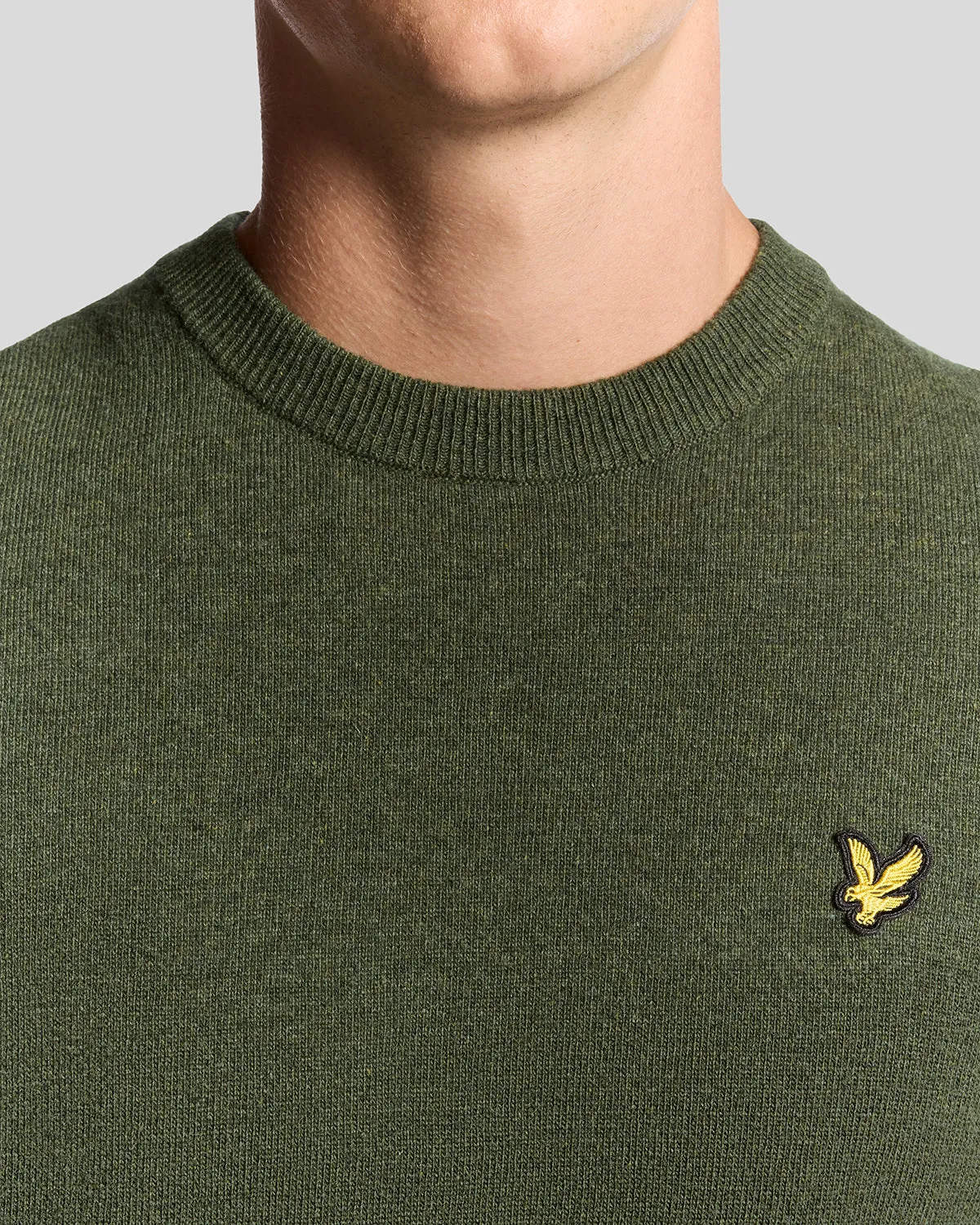 Lambswool Blend Crew Neck Jumper sold by Lyle & Scott product image thumbnail 3