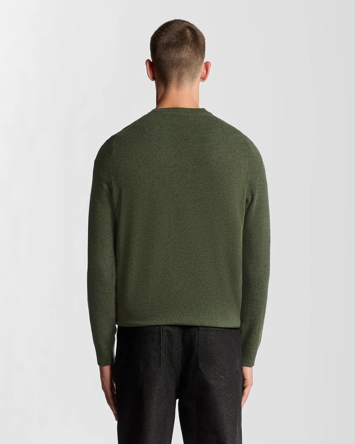 Lambswool Blend Crew Neck Jumper sold by Lyle & Scott product image thumbnail 4