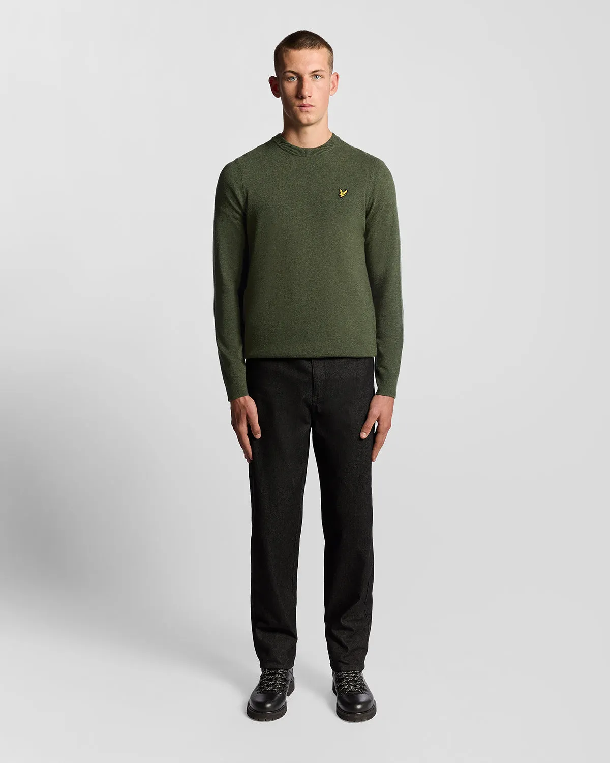 Lambswool Blend Crew Neck Jumper sold by Lyle & Scott product image thumbnail 2