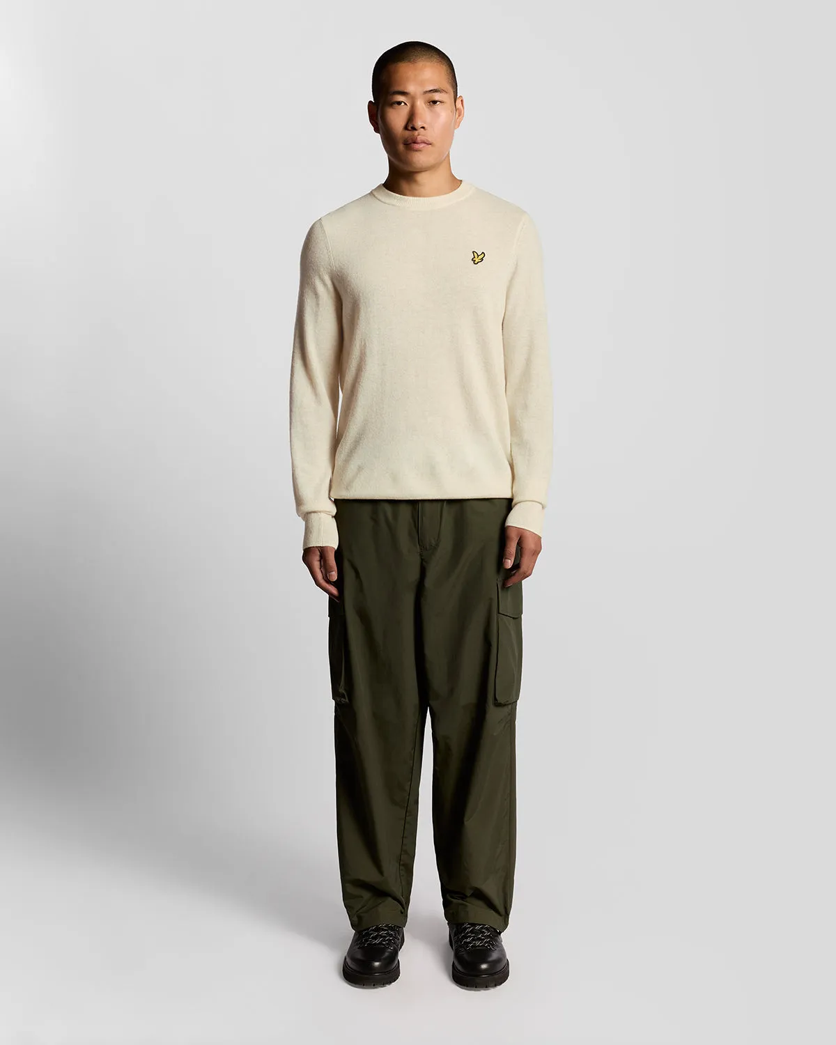 Lambswool Blend Crew Neck Jumper sold by Lyle & Scott product image thumbnail 2
