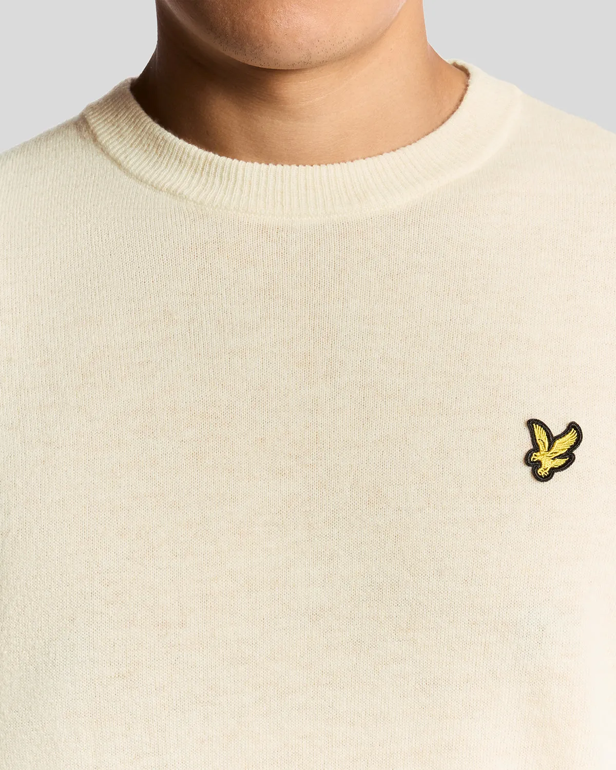 Lambswool Blend Crew Neck Jumper sold by Lyle & Scott product image thumbnail 3