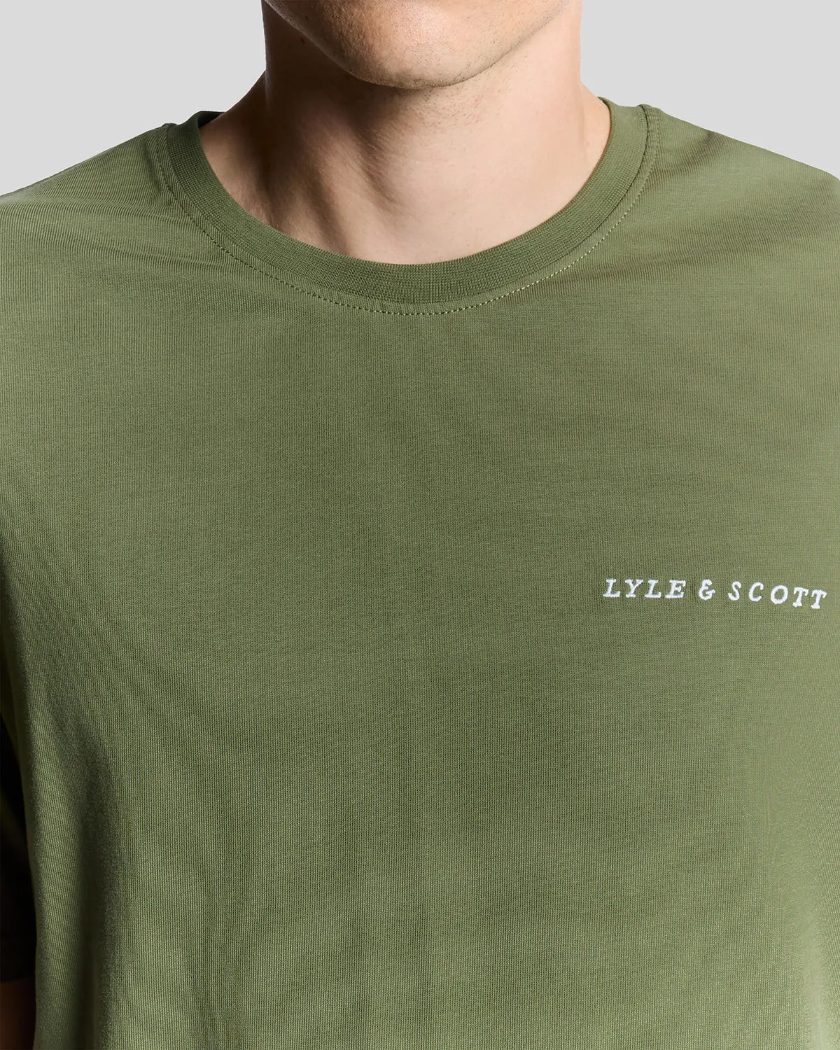 Script Logo Cotton Crew Neck T-Shirt sold by Lyle & Scott product image thumbnail 3